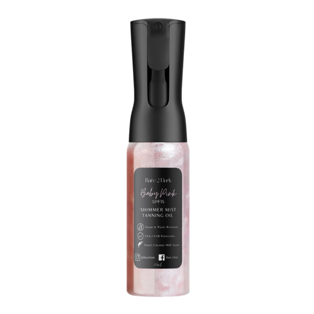 Baby Pink SPF15 Shimmer Mist Oil (UAE Exclusive)